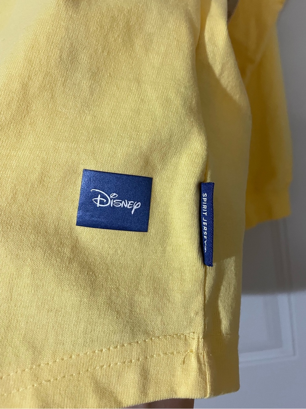 Walt Disney World Spirit Jersey Adult Medium Yellow Play In The Park Oversized - Picture 3 of 8